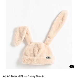 A.LAB Plush Bunny Beanie